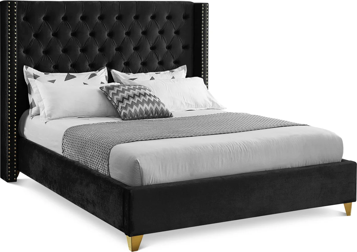 Barolo - King Bed - Black
