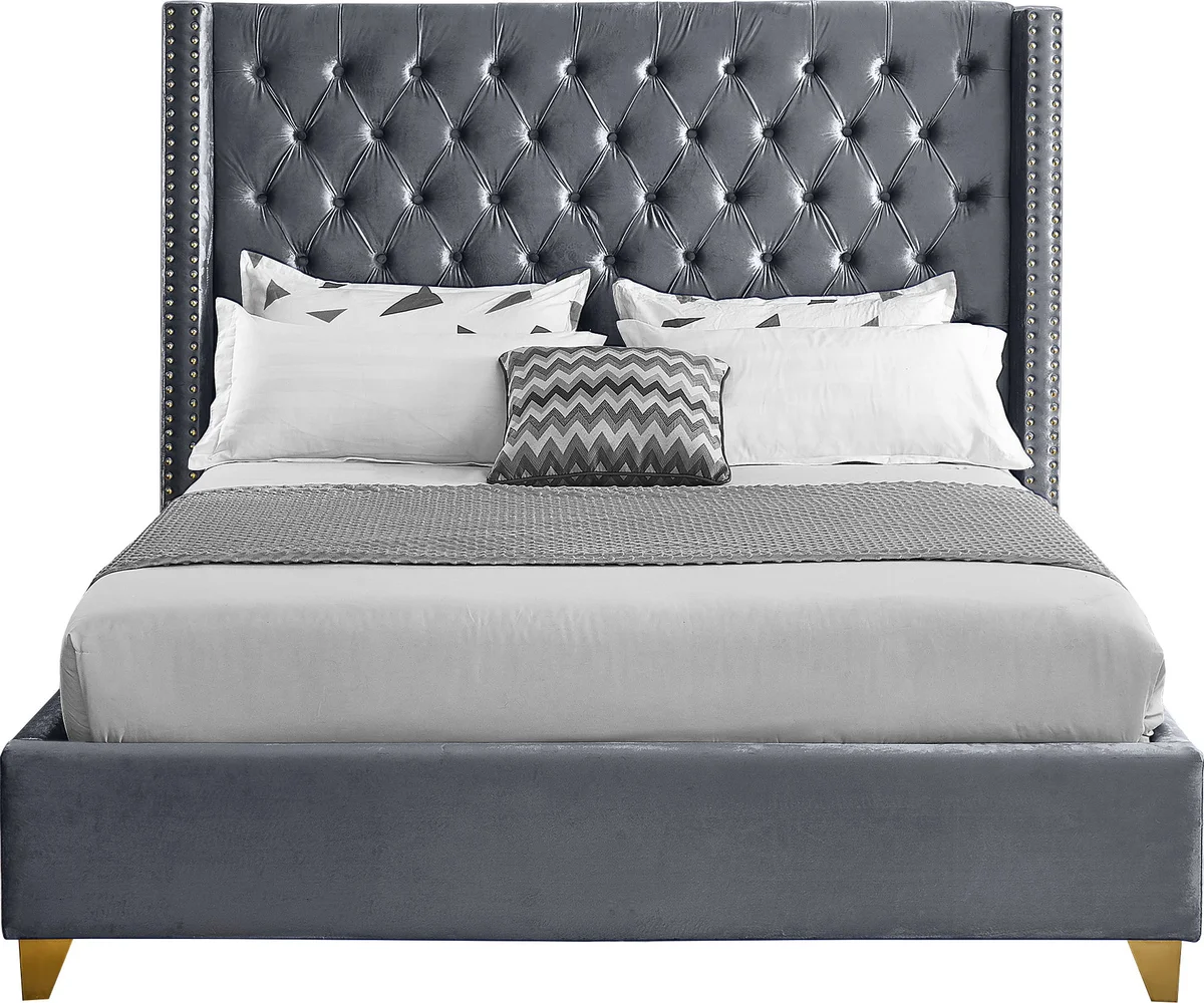 Barolo - Full Bed - Gray