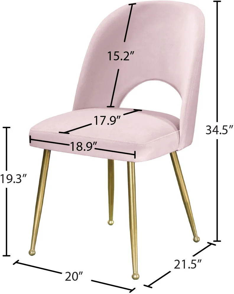 Logan - Dining Chair (Set of 2) - Pink