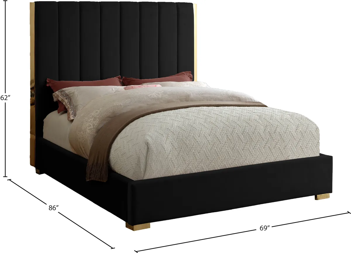 Becca - Queen Bed - Black