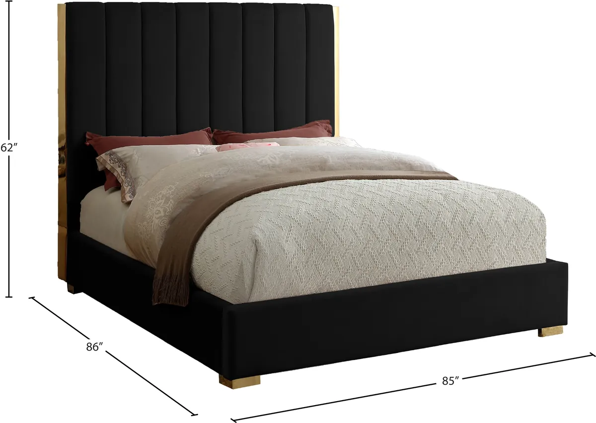 Becca - King Bed - Black