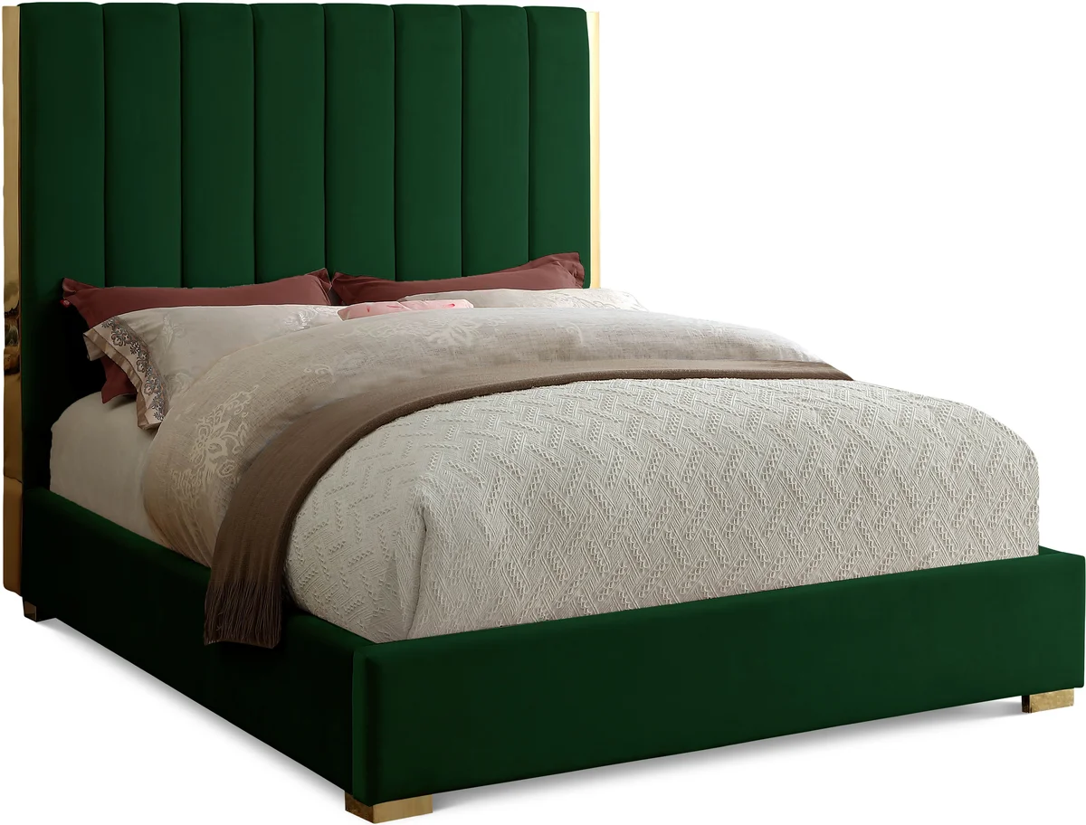 Becca - Queen Bed - Green