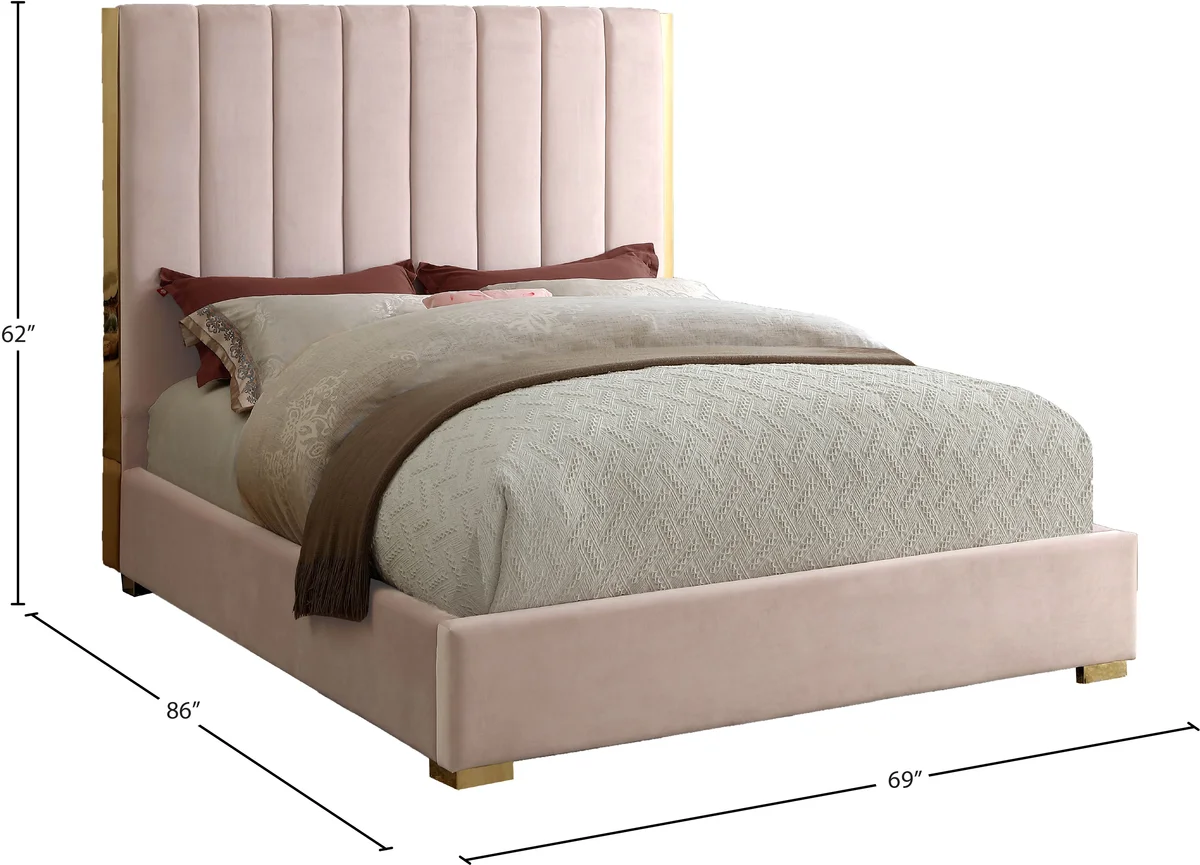 Becca - Queen Bed - Pink