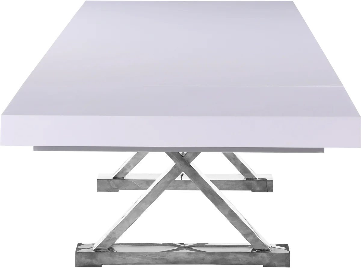 Excel - Extendable Dining Table - White