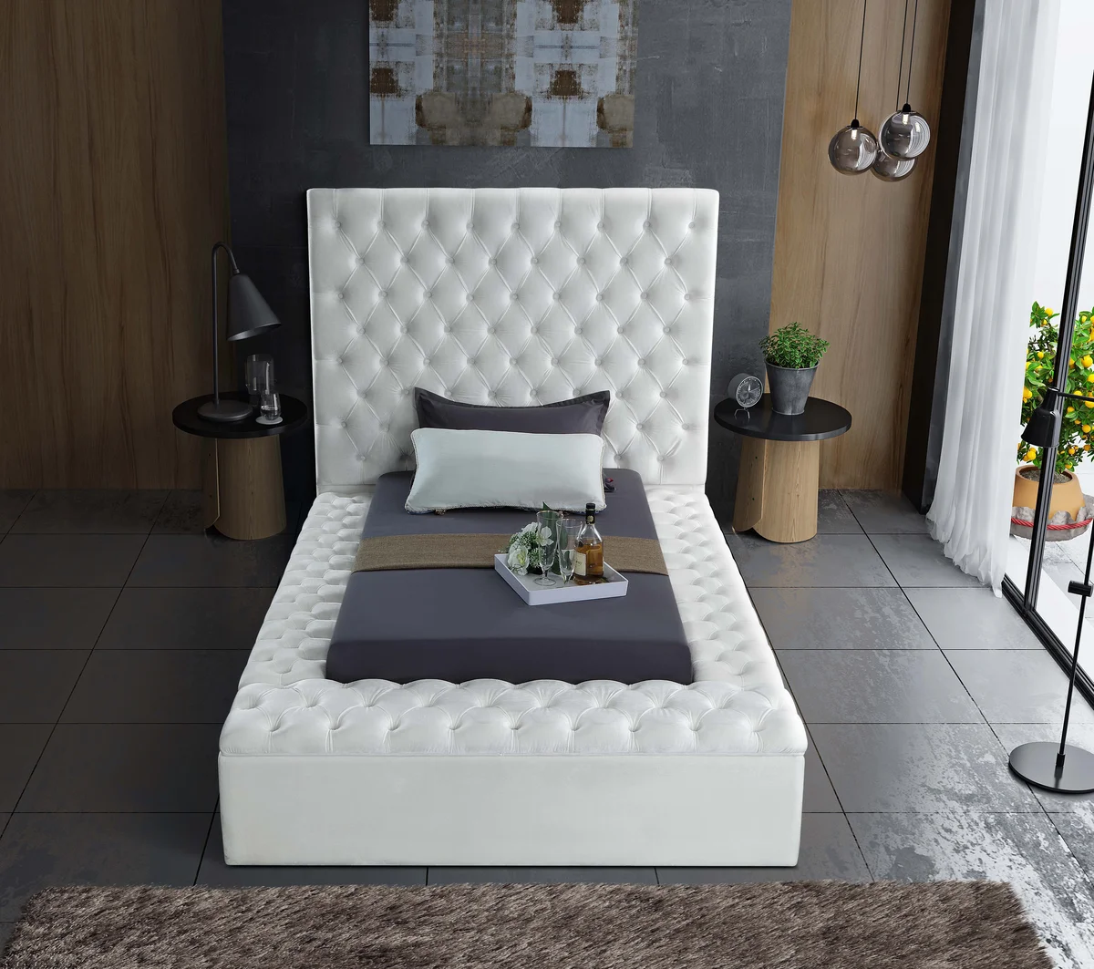 Bliss - Twin Bed - White