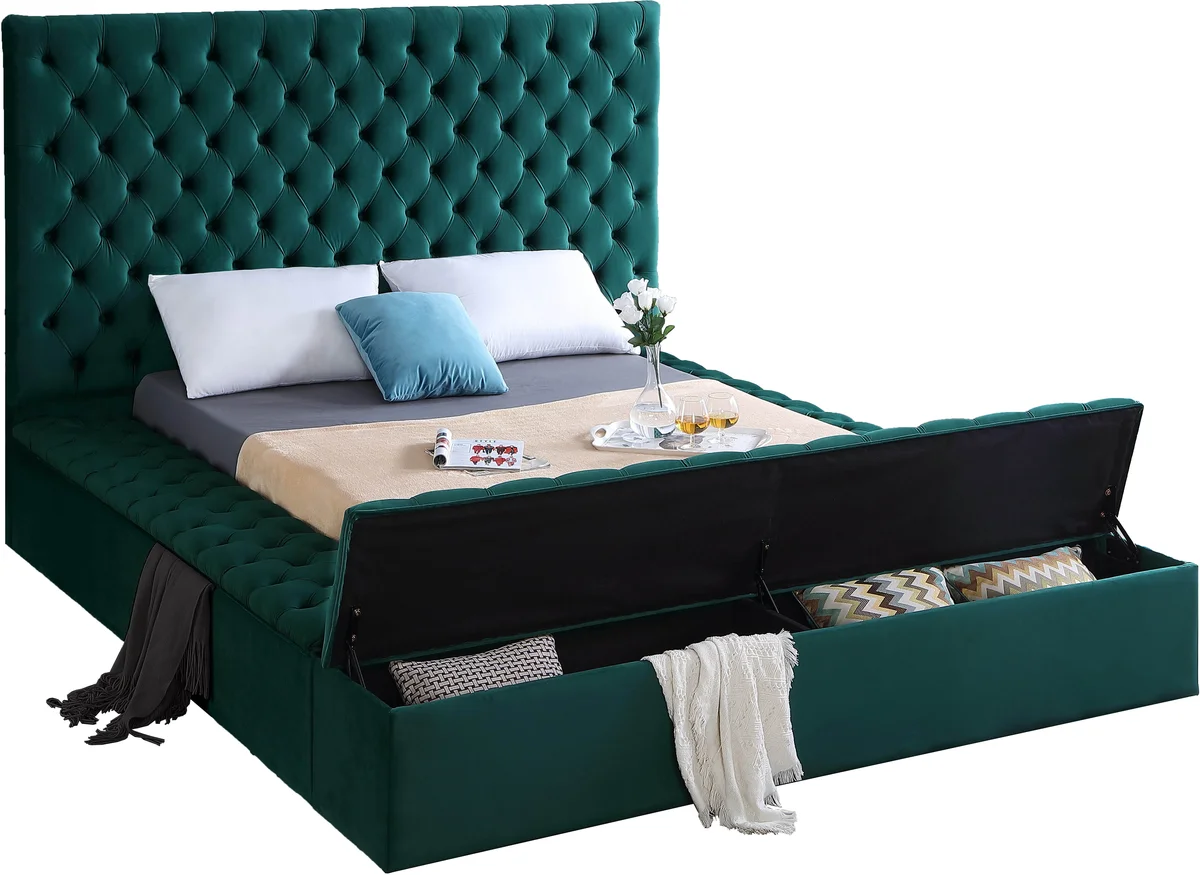 Bliss - King Bed - Green - View 2