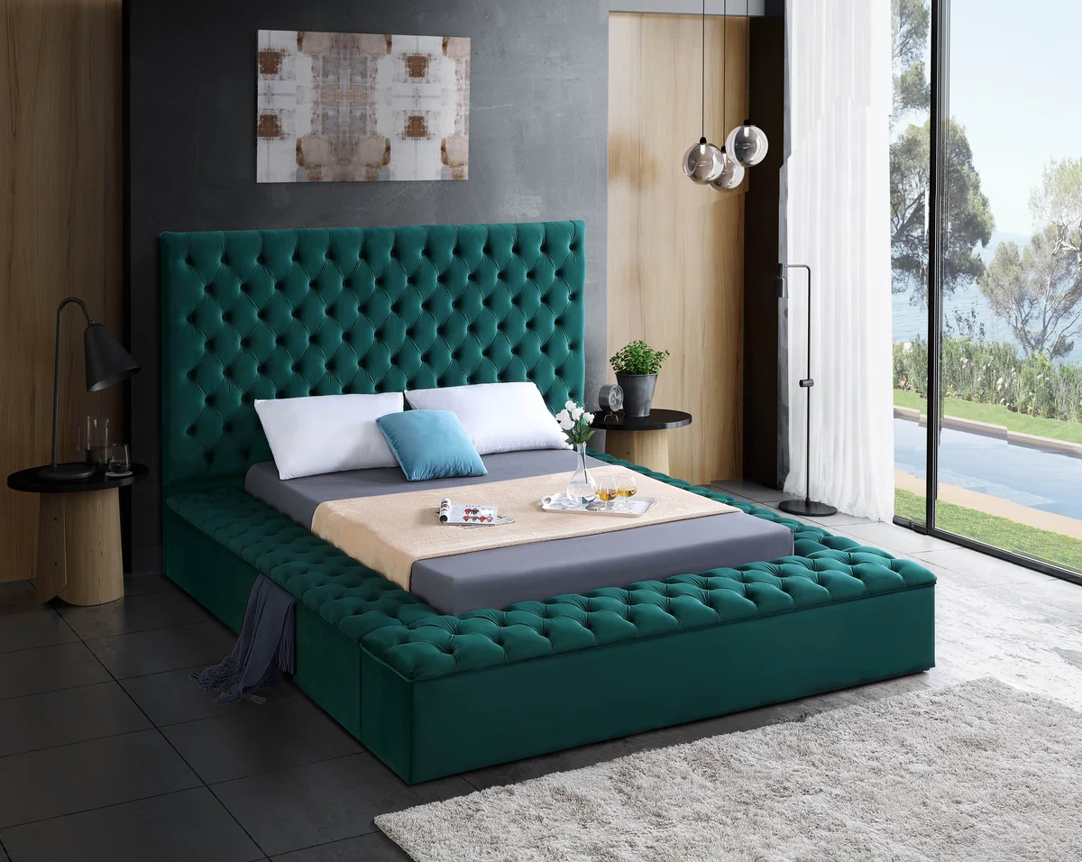 Bliss - King Bed - Green