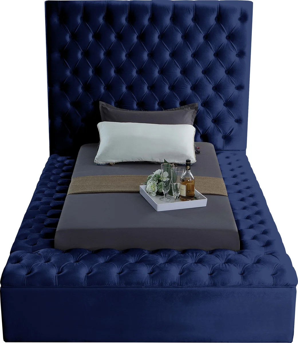 Bliss - Twin Bed - Navy