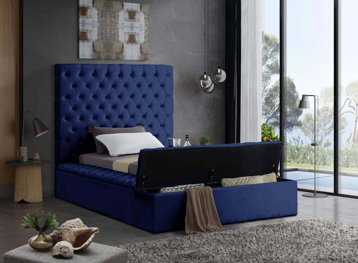 Bliss - Twin Bed - Navy