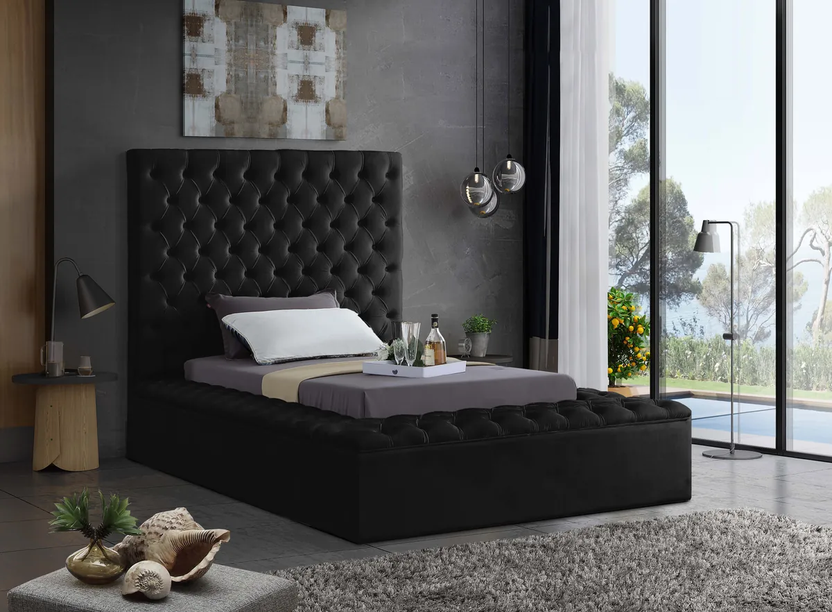 Bliss - Twin Bed - Black