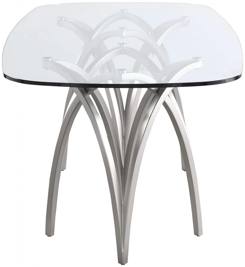 Madelyn - Dining Table - Silver - View 2