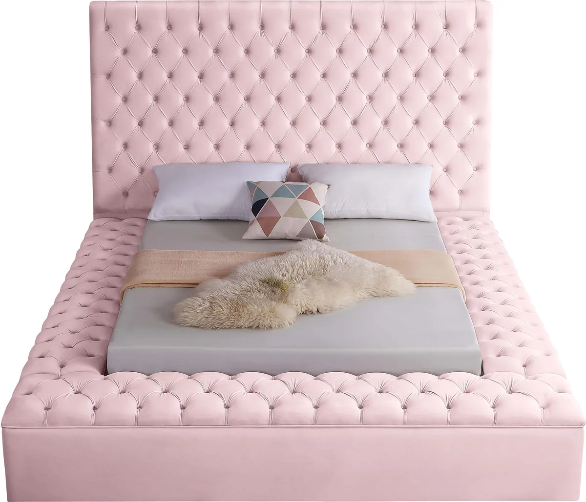 Bliss - King Bed - Pink