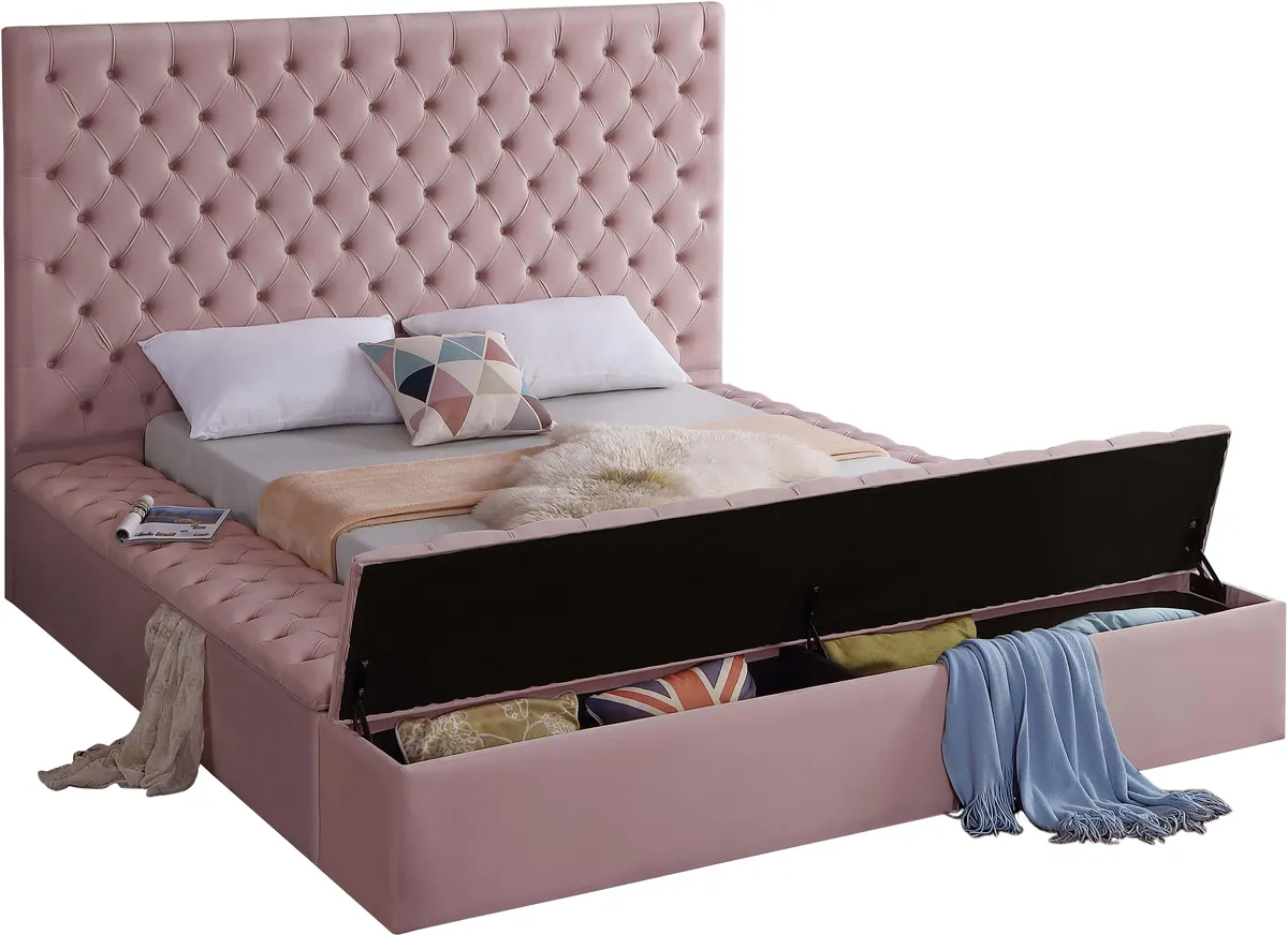 Bliss - King Bed - Pink - View 2