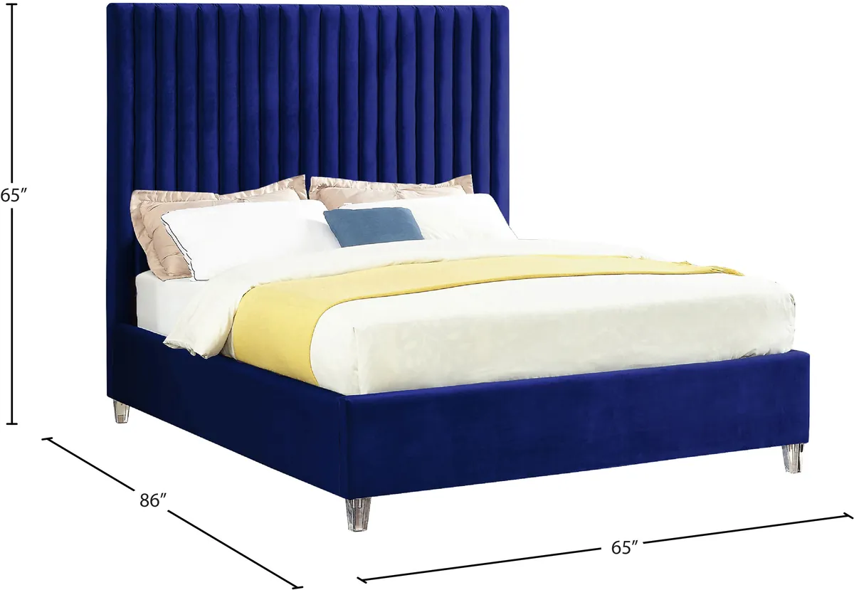 Candace - Queen Bed - Navy