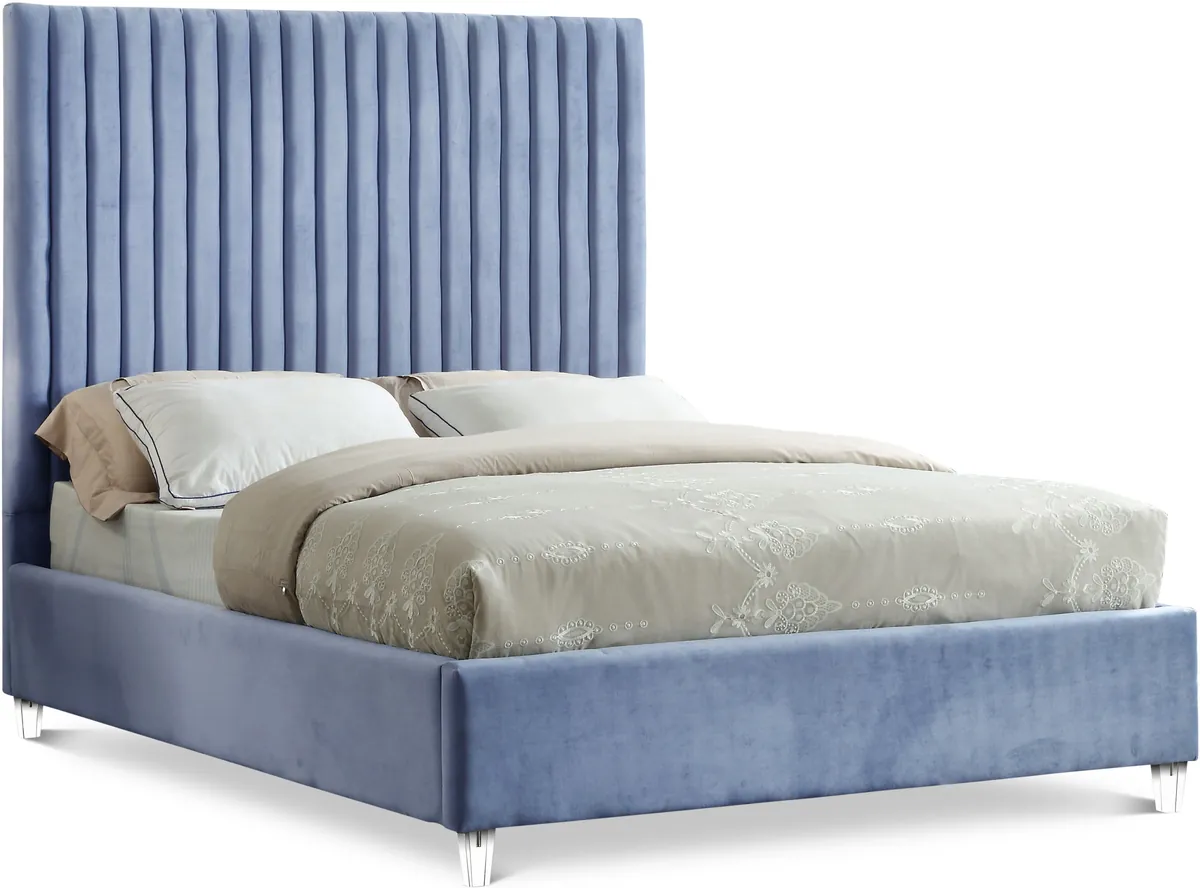 Candace - King Bed - Sky Blue