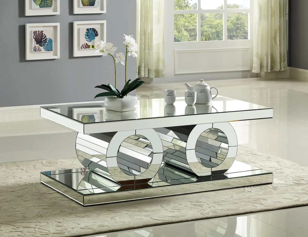 Jocelyn - Coffee Table - Pearl Silver - View 2