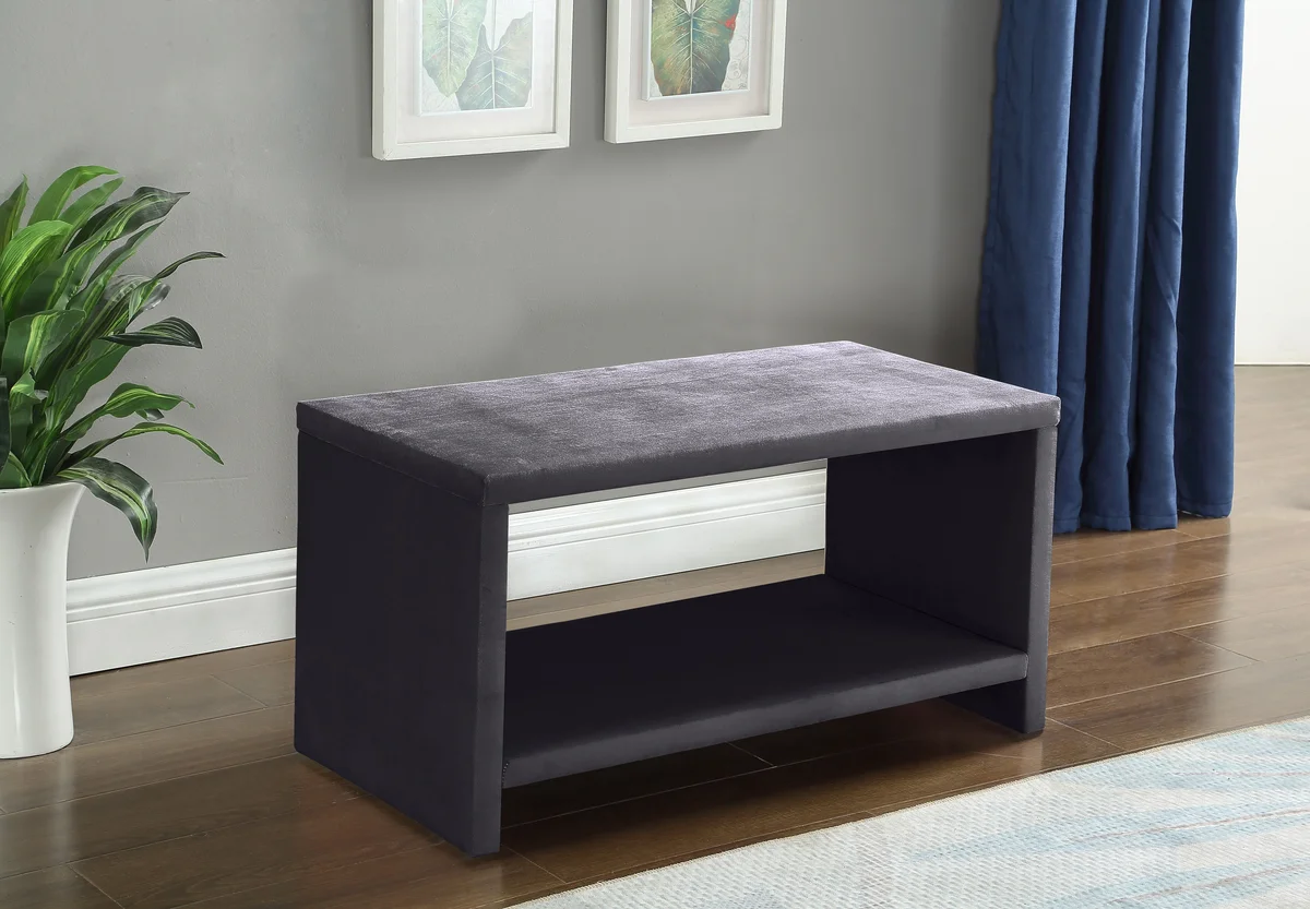 Cleo - Night Stand - Gray - View 2