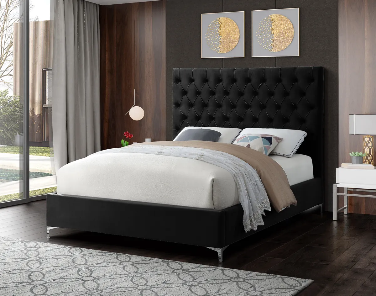 Cruz - King Bed - Black