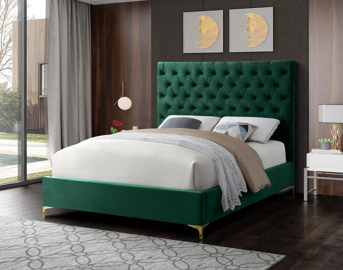 Cruz - King Bed - Green