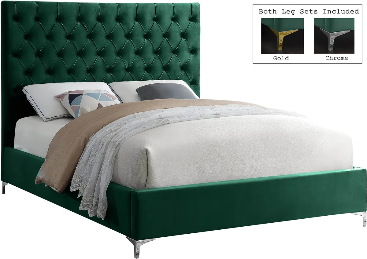 Cruz - Queen Bed - Green - View 2