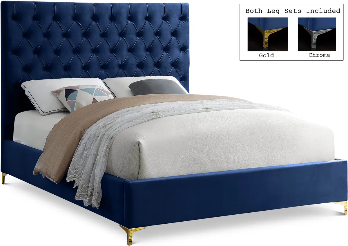 Cruz - Queen Bed - Navy