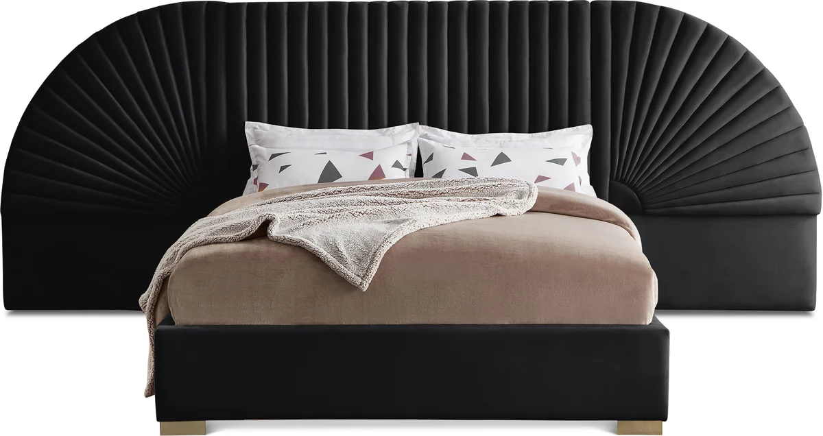 Cleo - Queen Bed - Black