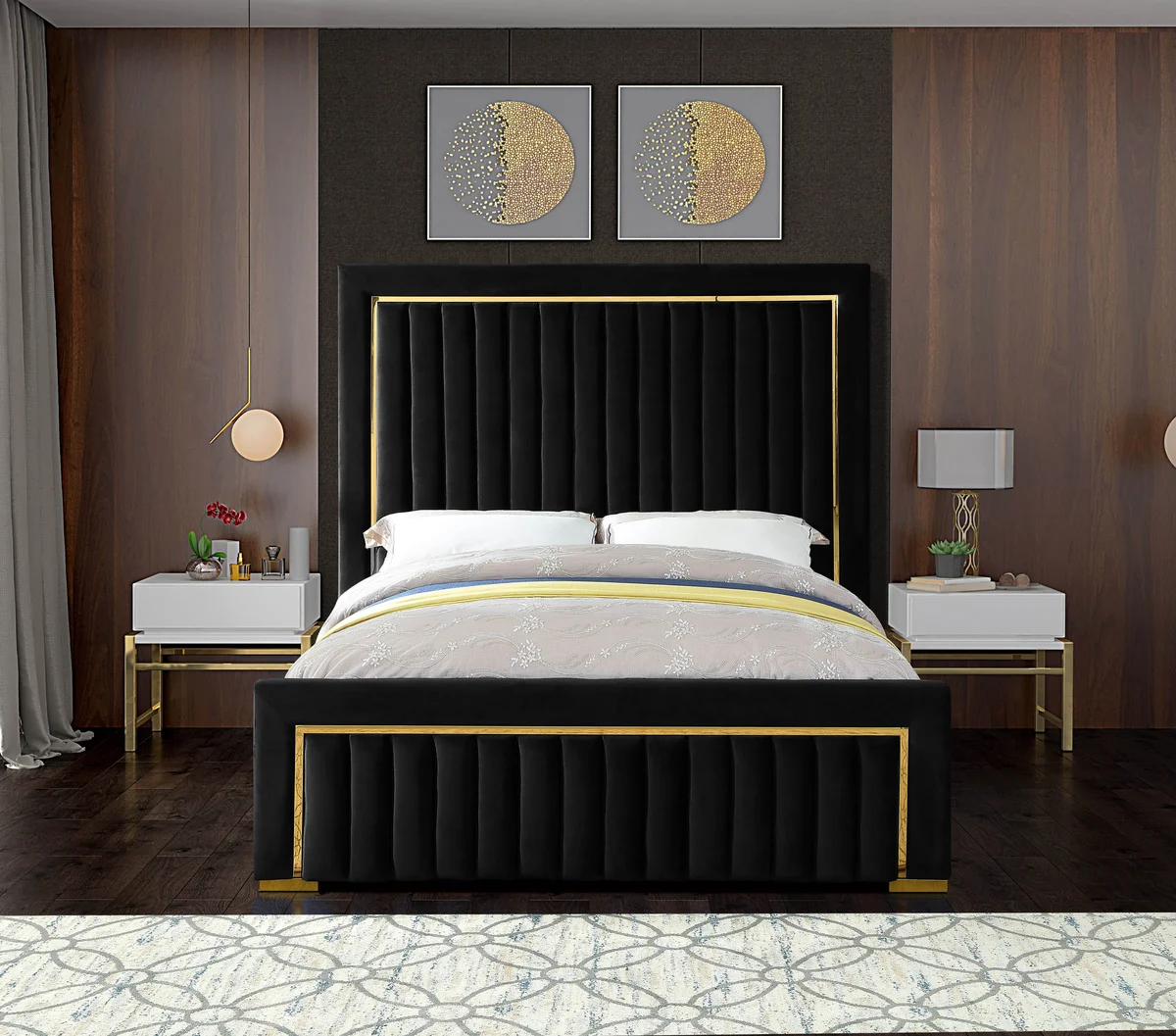 Dolce - King Bed - Black