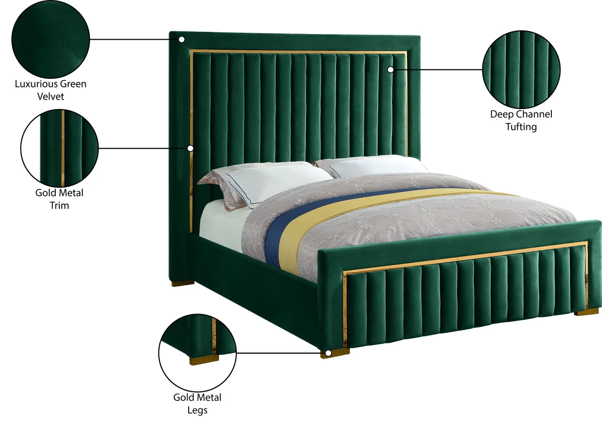 Dolce - Queen Bed - Green