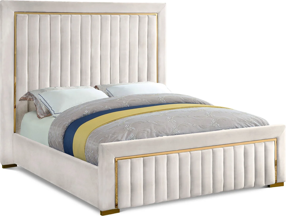Dolce - King Bed - Cream