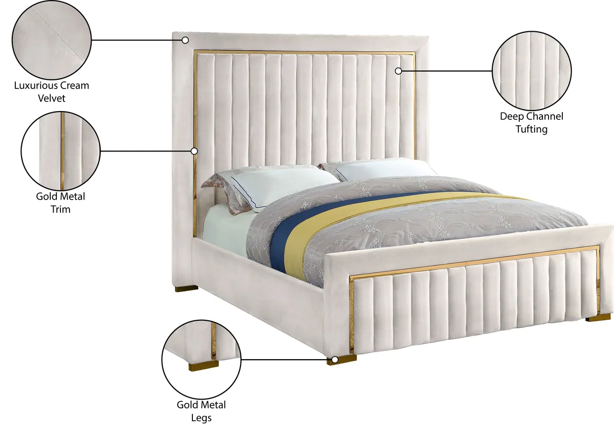 Dolce - Queen Bed - Cream