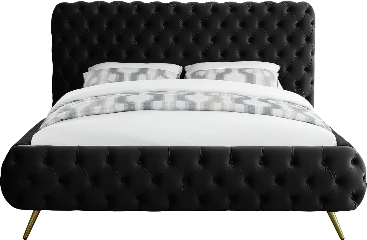 Delano - King Bed - Black