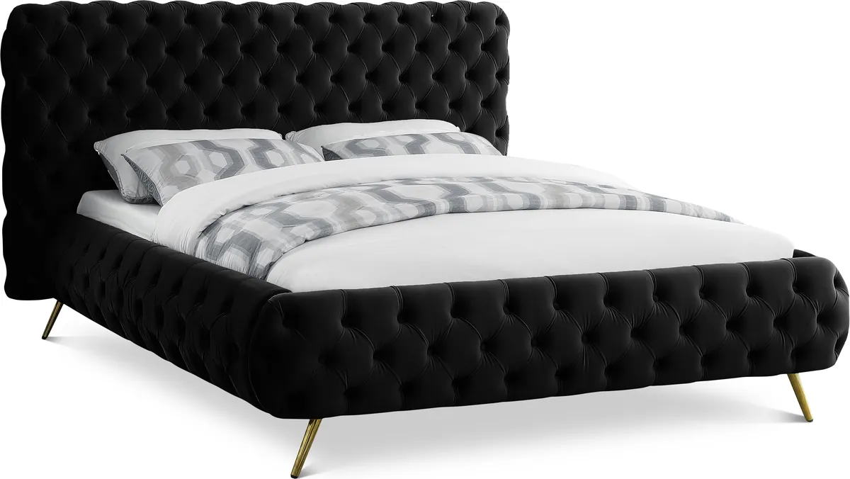 Delano - King Bed - Black