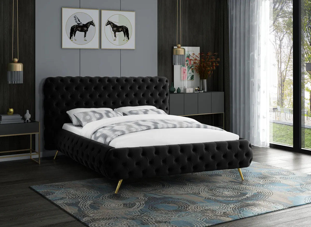 Delano - King Bed - Black - View 2
