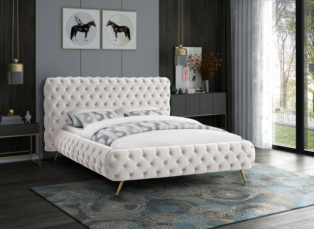 Delano - King Bed - Cream - View 2