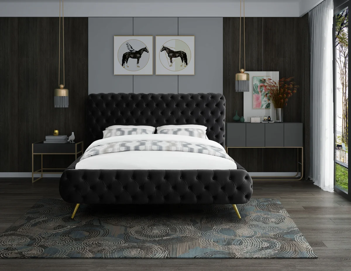 Delano - Queen Bed - Black