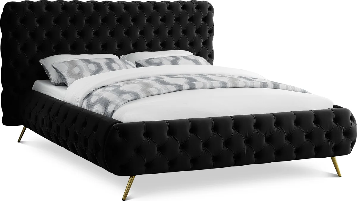 Delano - Queen Bed - Black