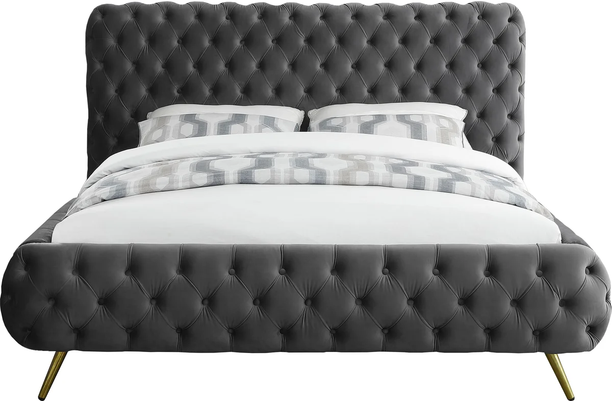 Delano - King Bed - Gray