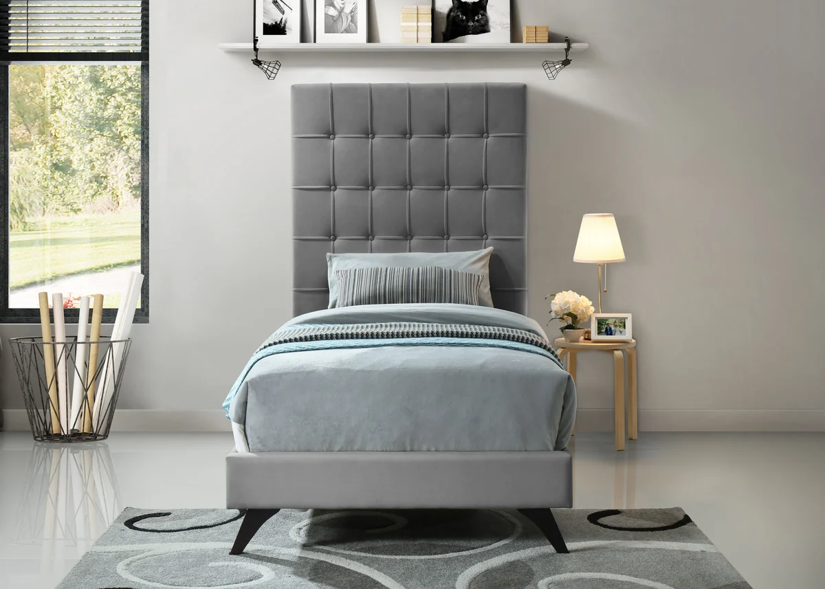 Elly - Twin Bed - Gray