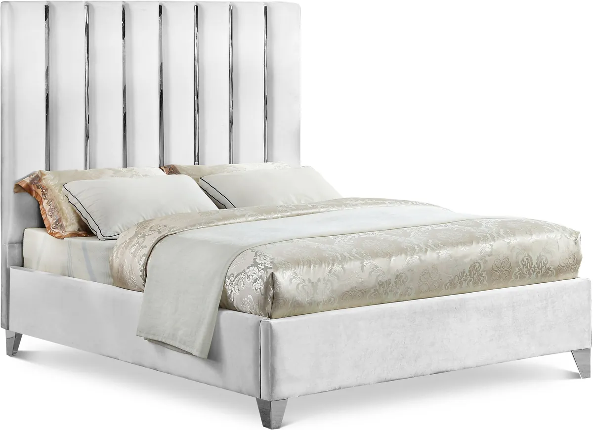 Enzo - Queen Bed - White