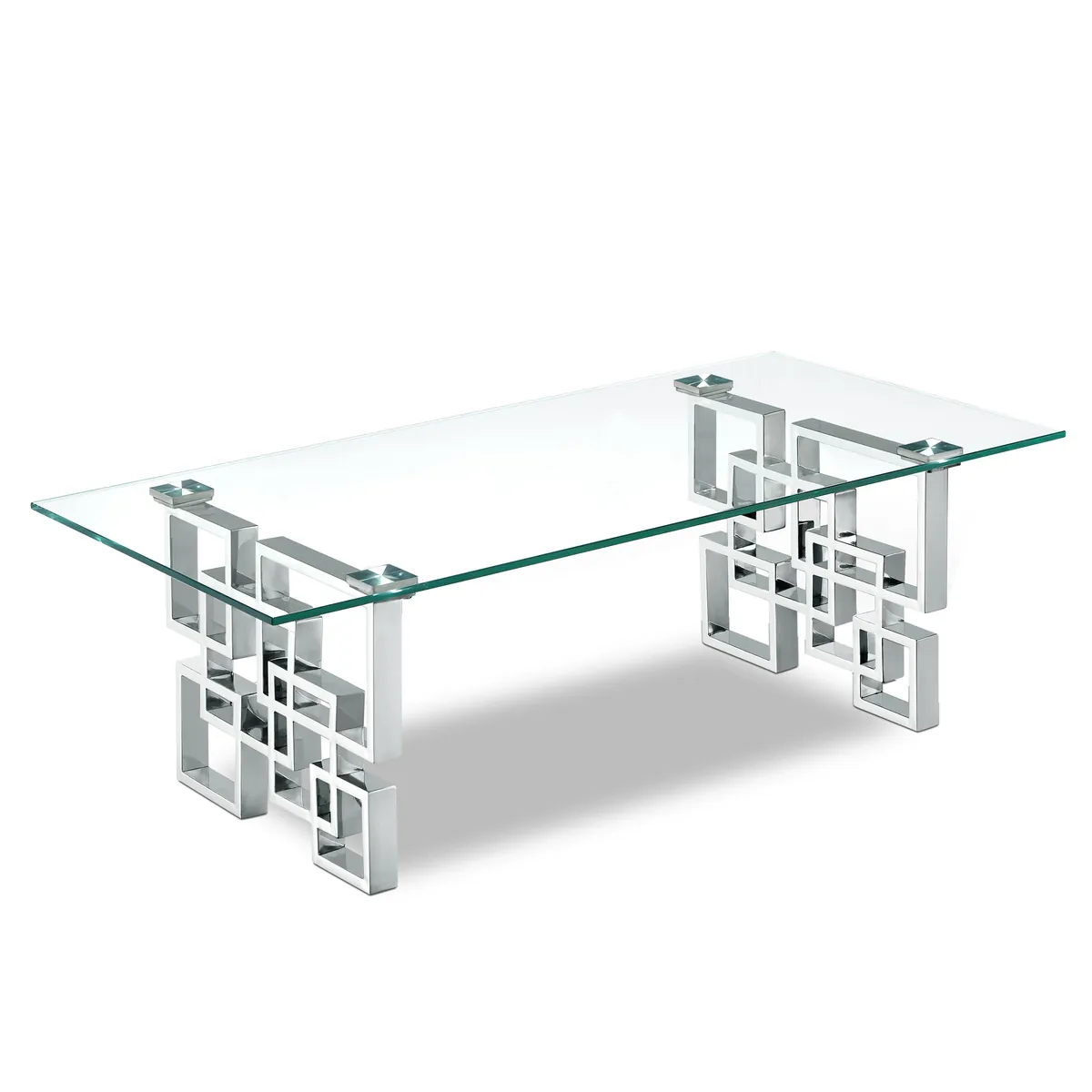 Alexis - Coffee Table - Pearl Silver