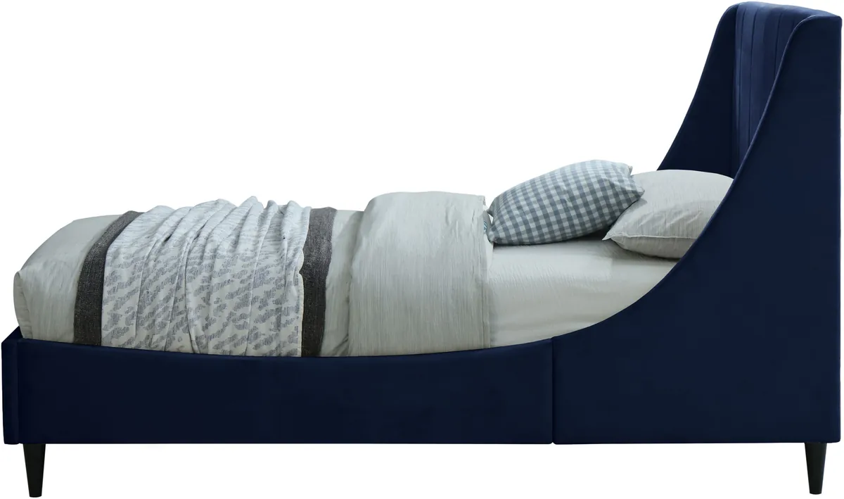 Eva - Twin Bed - Navy