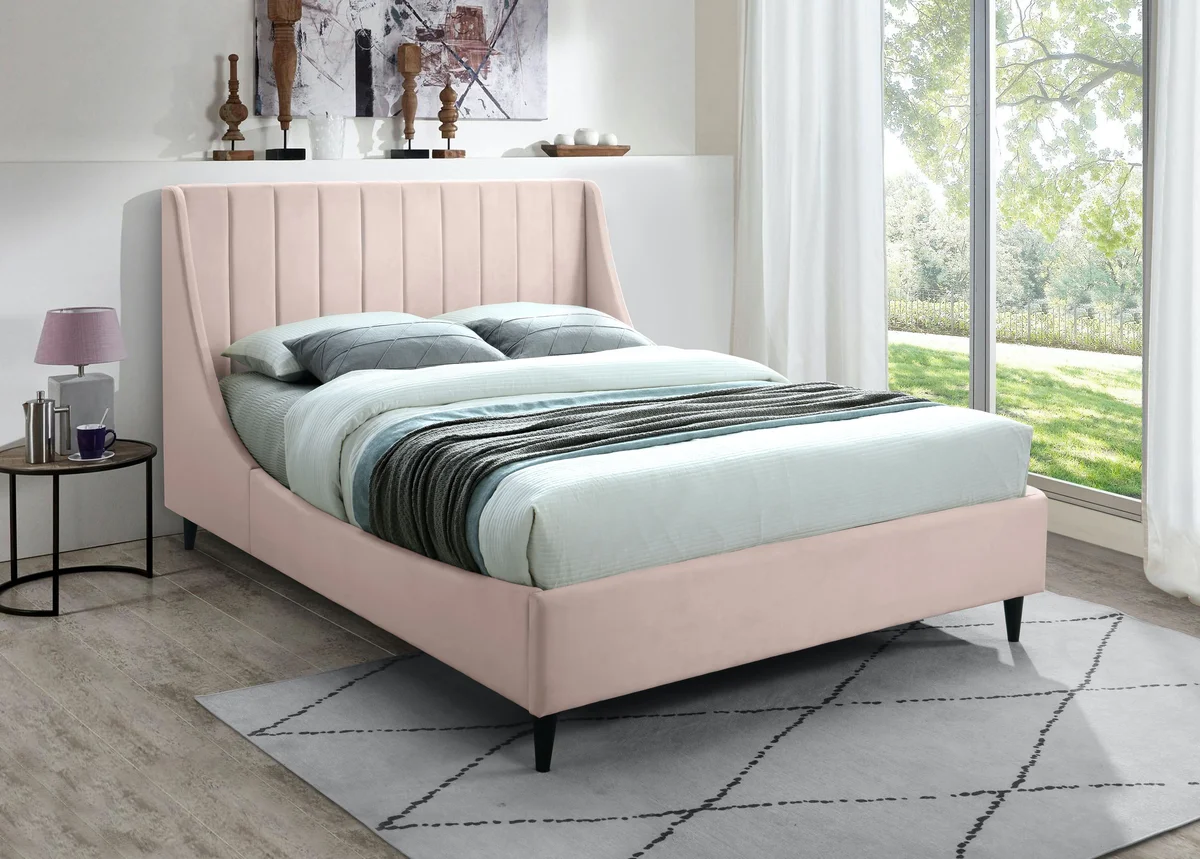Eva - Queen Bed - Pink - View 2
