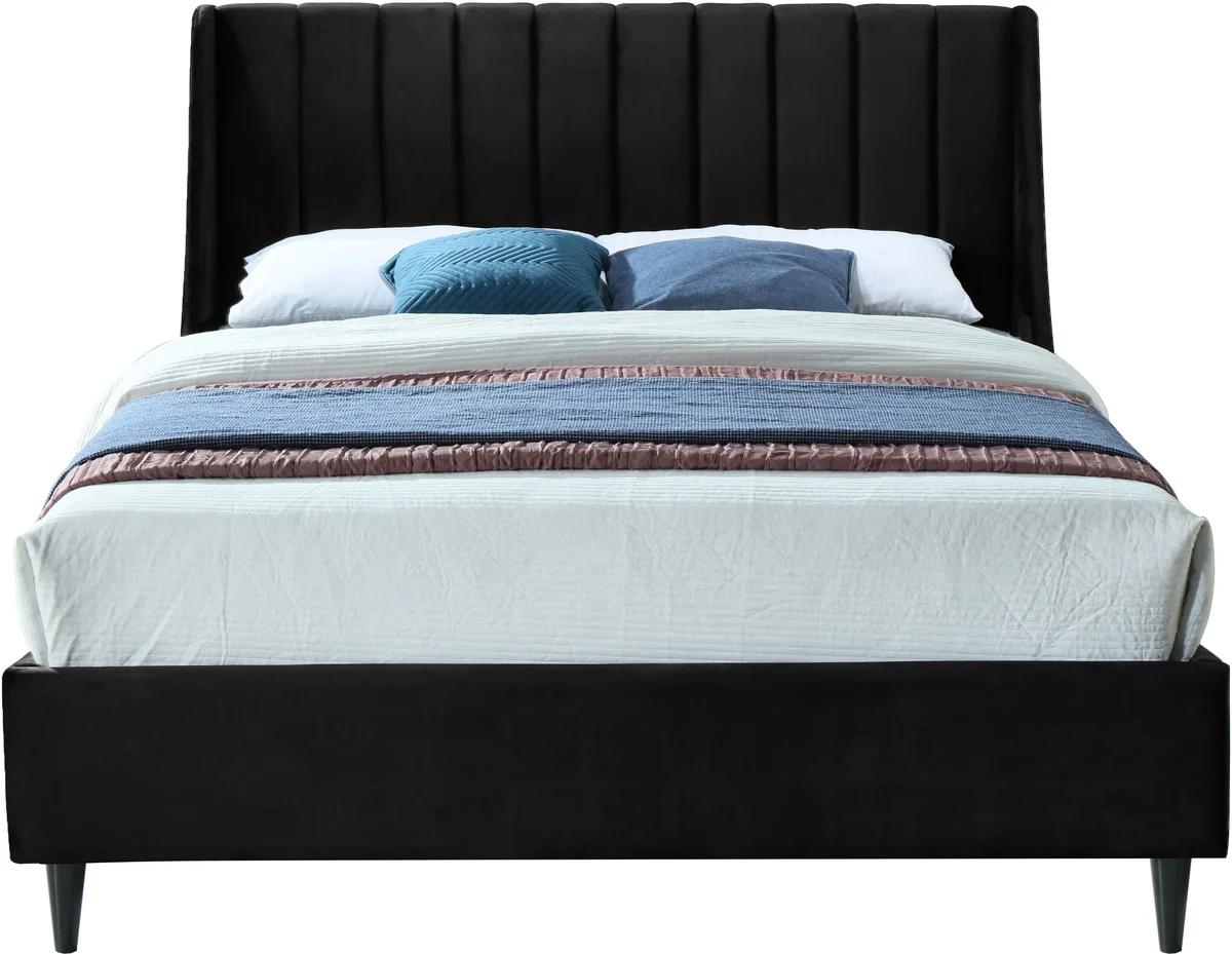 Eva - Queen Bed - Black