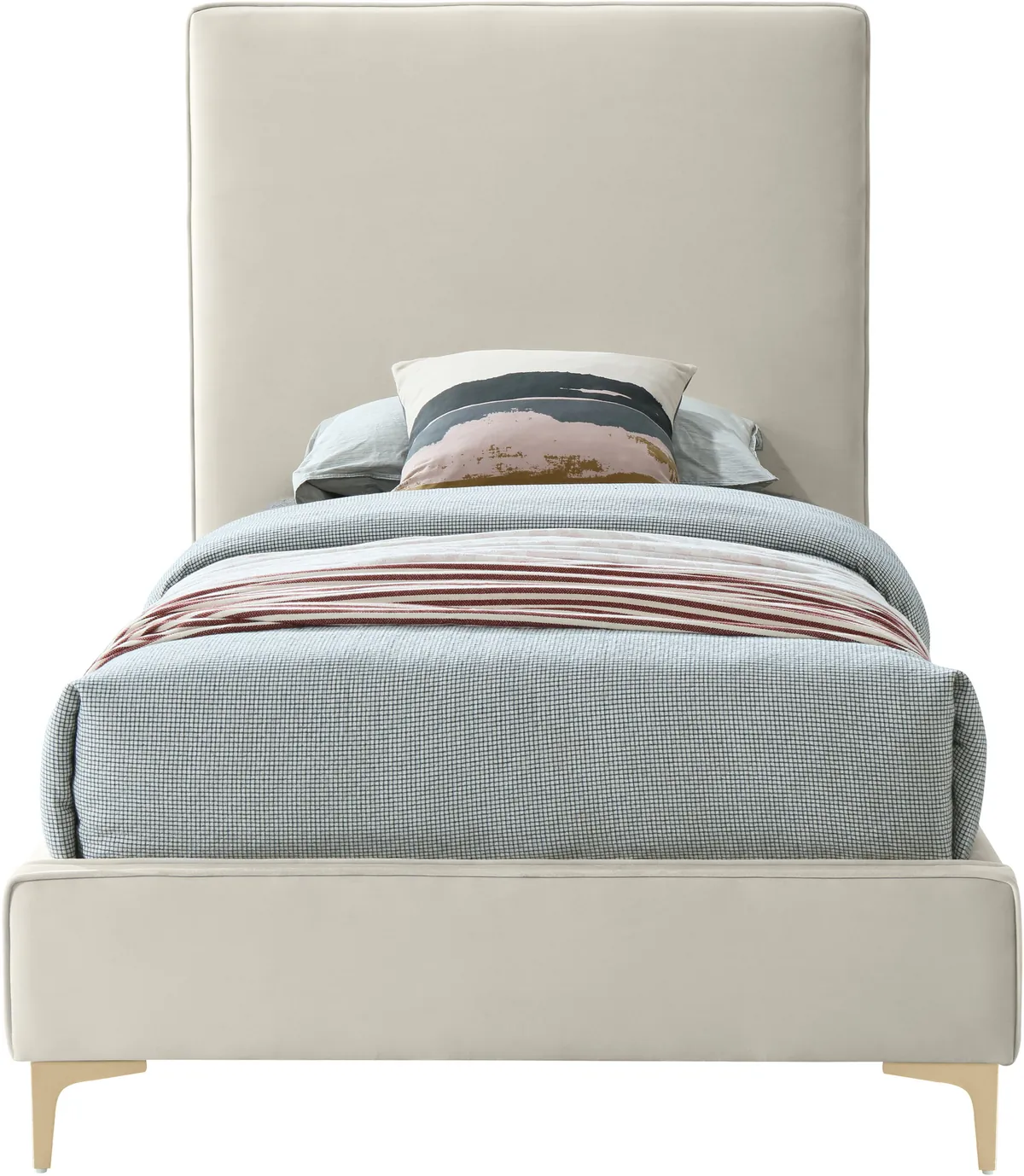Geri - Twin Bed - Cream