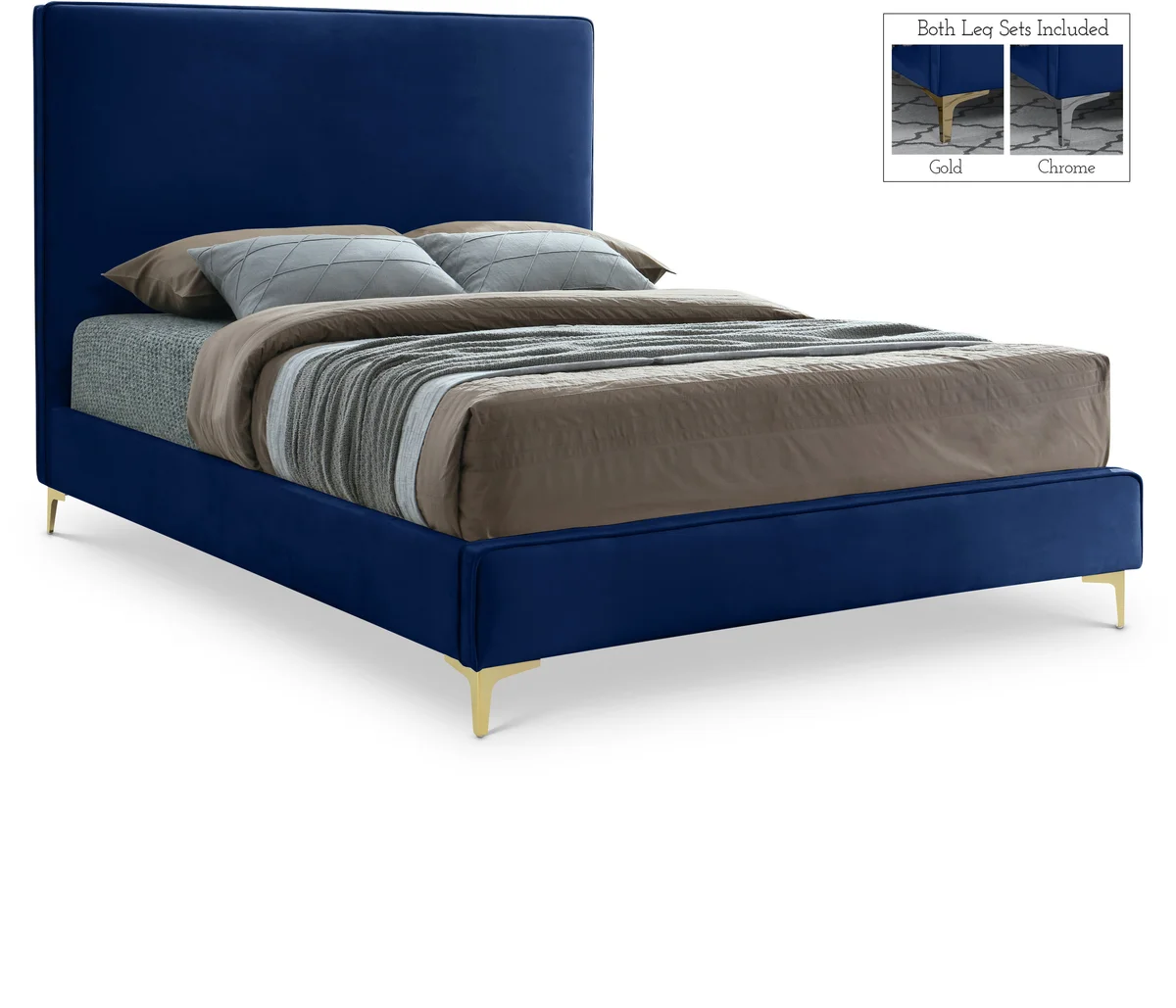 Geri - Full Bed - Navy