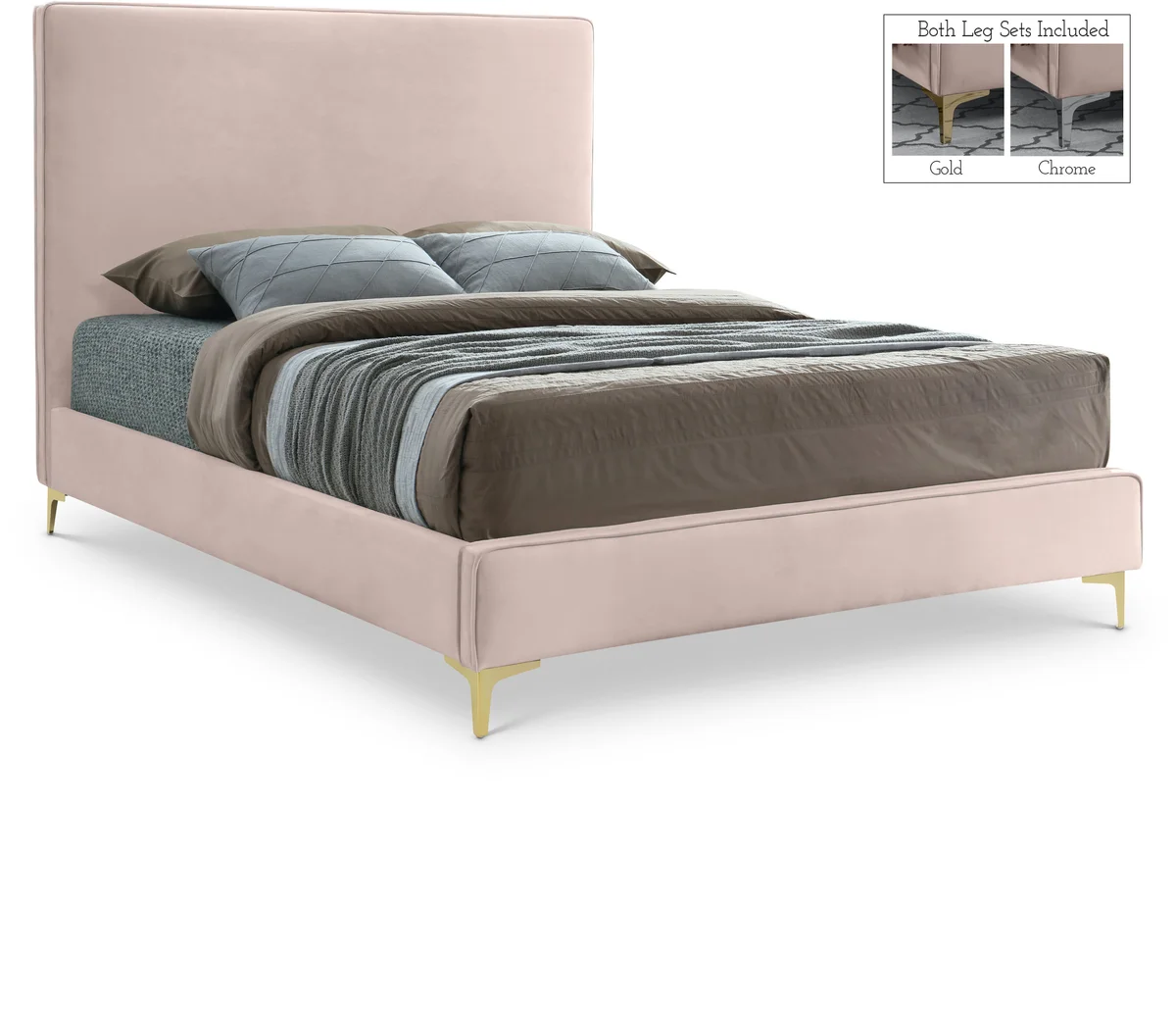 Geri - Queen Bed - Pink