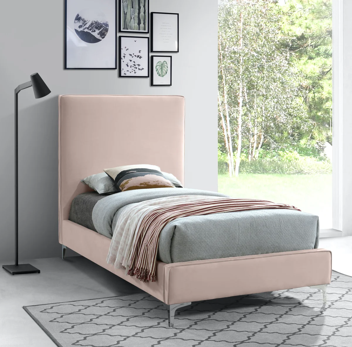 Geri - Twin Bed - Pink