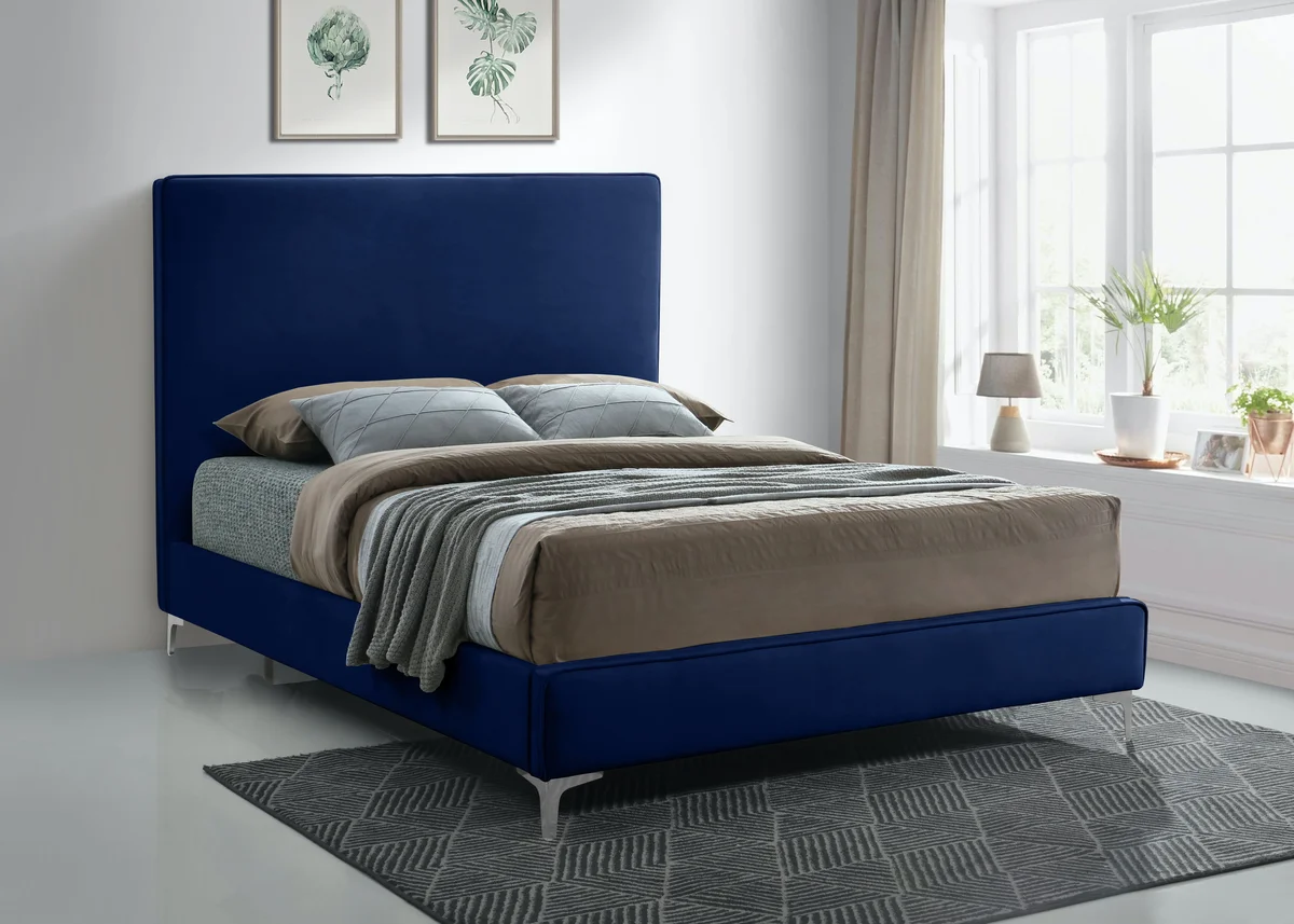 Geri - King Bed - Navy