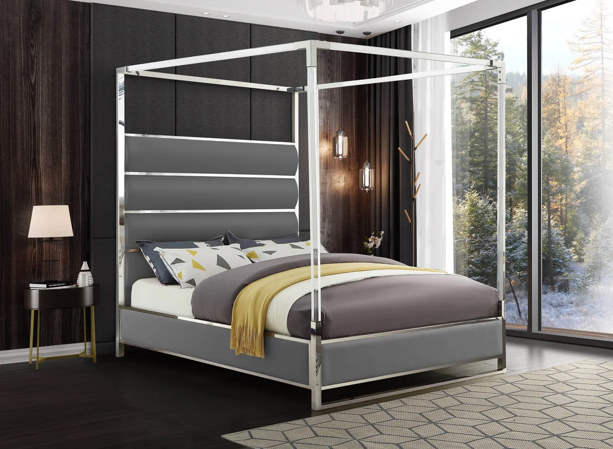 Encore - King Bed - Gray - View 2