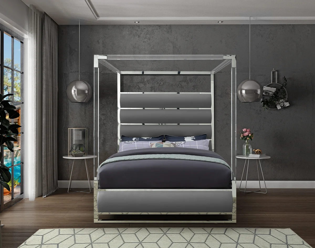 Encore - King Bed - Gray